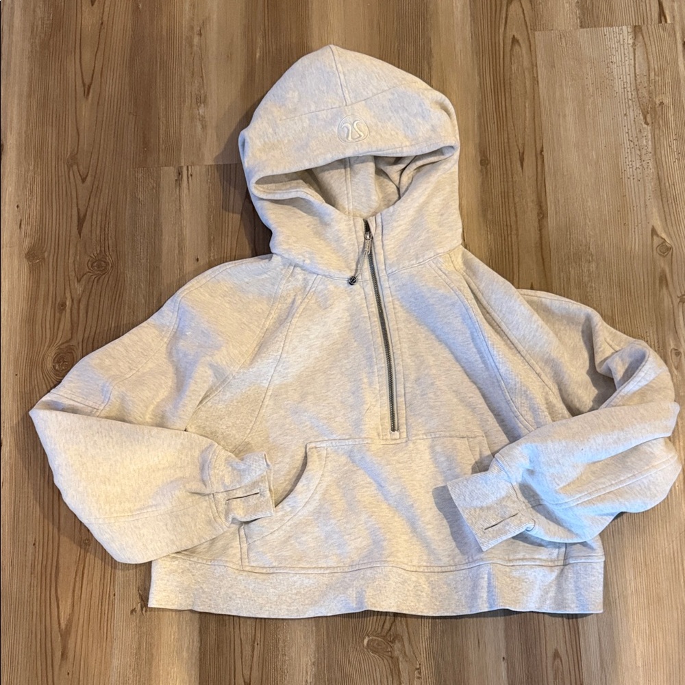 Light Gray Hooded Sweatshirt